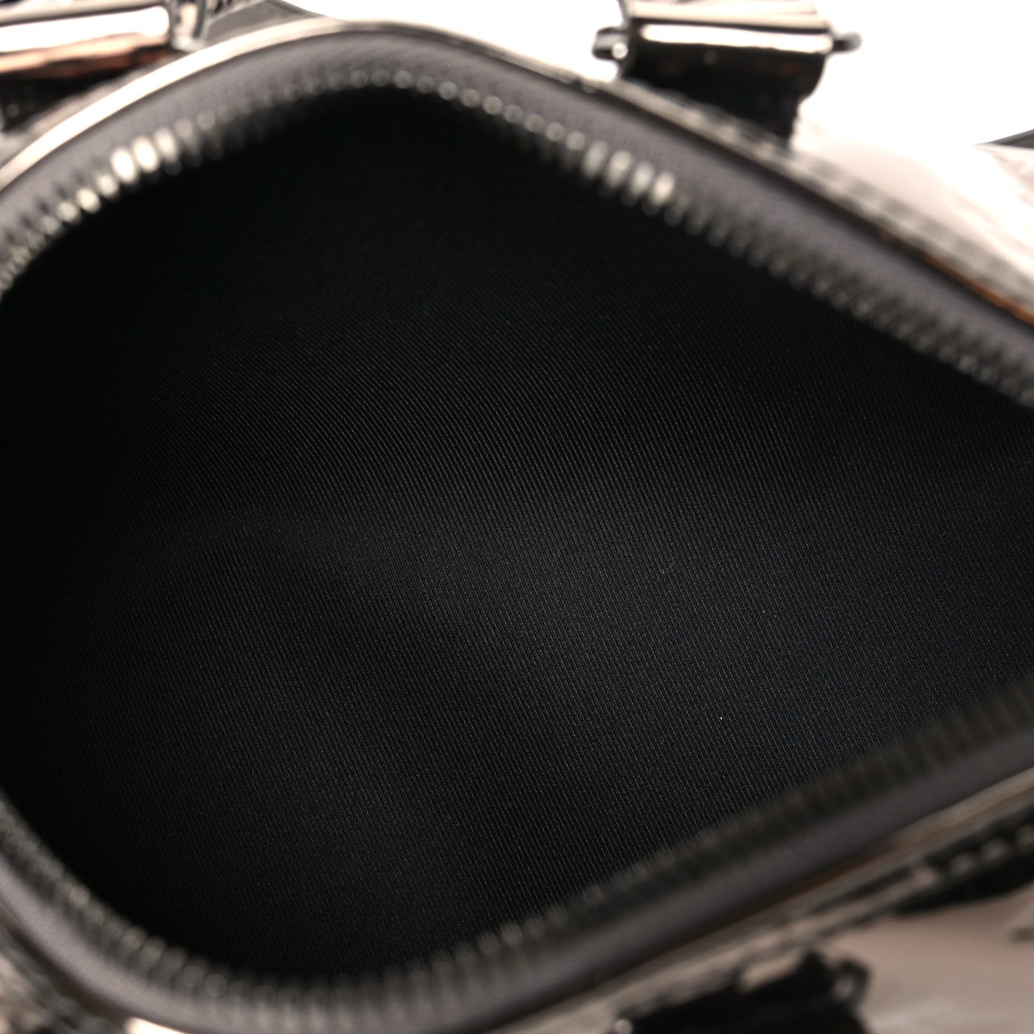 Louis Vuitton Mirror Monogram Heritage Keepall Bandouliere 25 Gunmetal 5 of 9