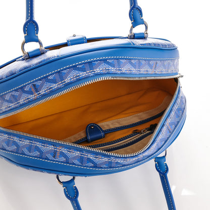 Goyard Goyardine Saint Jeanne MM Bowler Blue 5 of 6