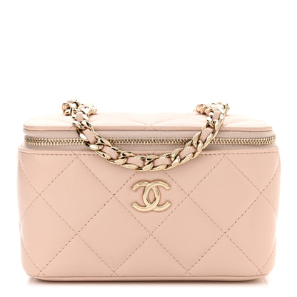Chanel Lambskin Vanity Case Light Pink 1 of 11