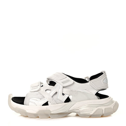 Balenciaga Neoprene Rubber Clear Sole Womens Track Sandals 37 White Black 1 of 8
