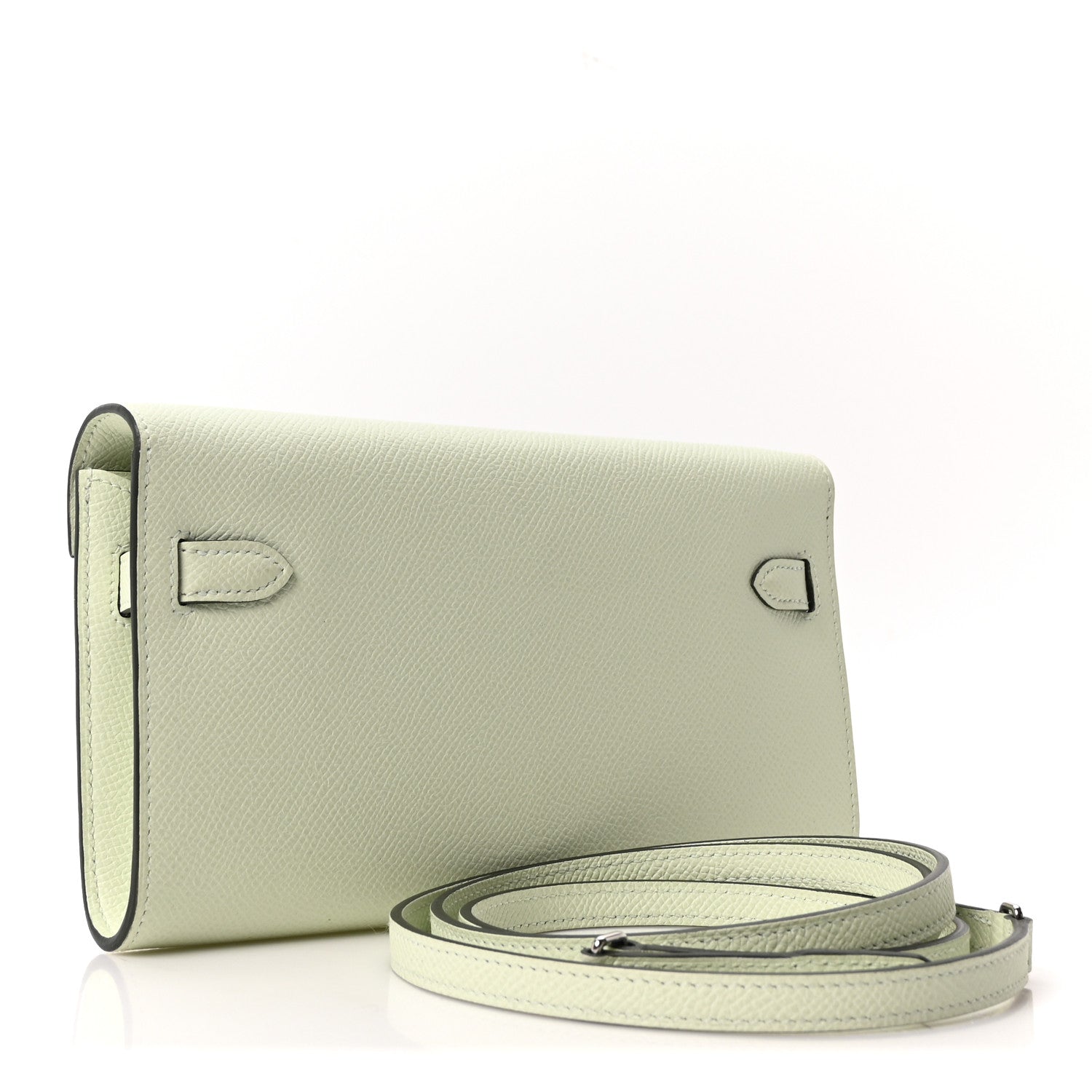 Hermes Epsom Kelly Wallet To Go Vert Fizz 3 of 11