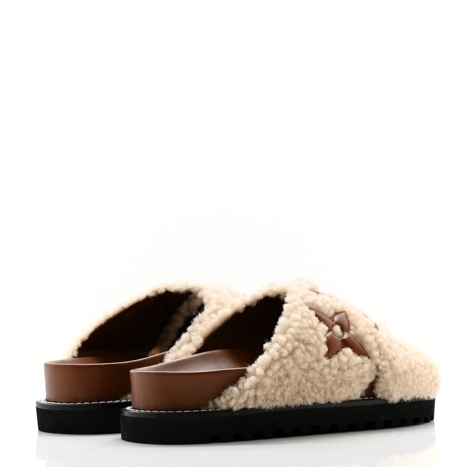 Louis Vuitton Shearling Paseo Flat Comfort Mule 36 Brown 4 of 9