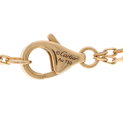 Cartier 18K Yellow Gold 2 Diamond LOVE Necklace 4 of 4