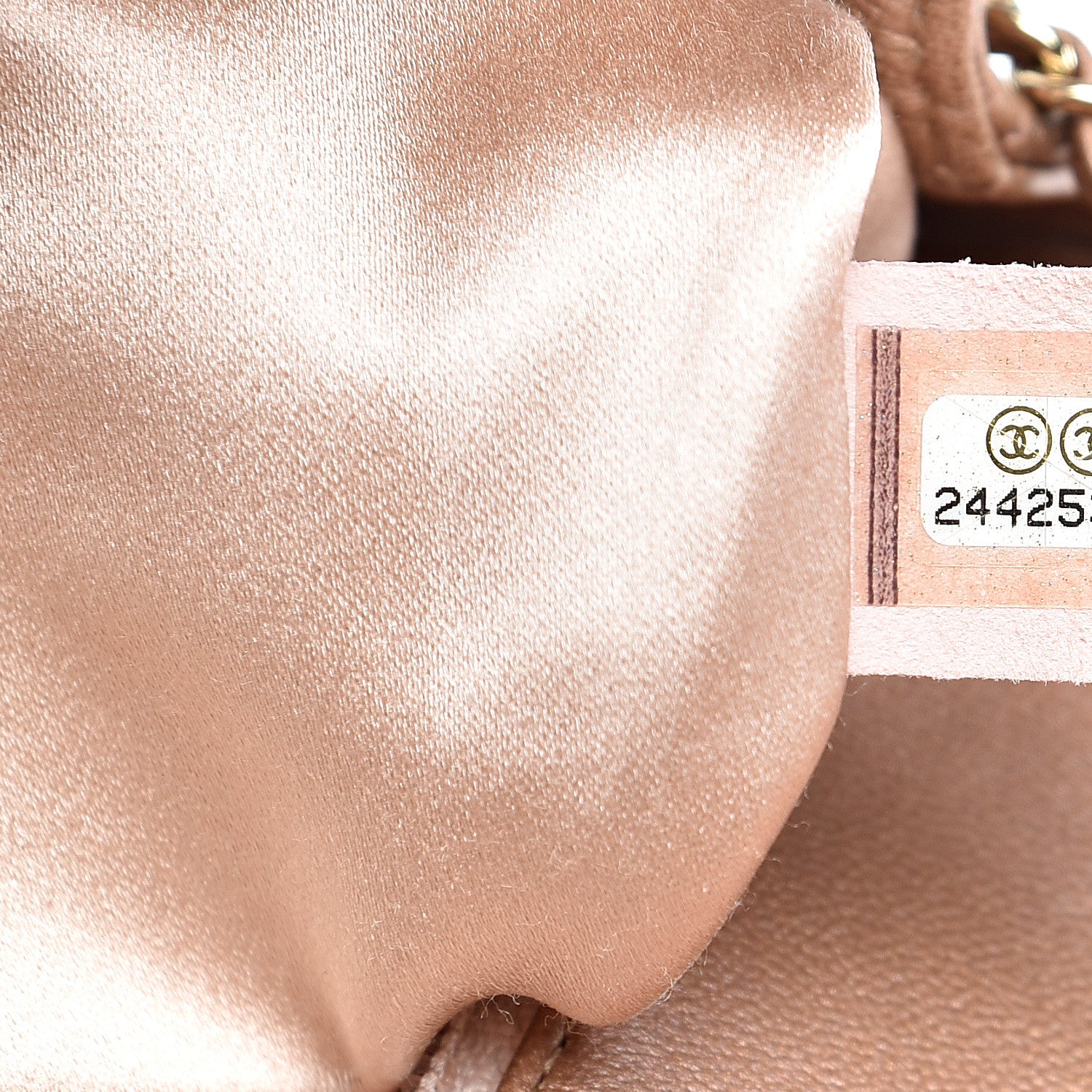 Chanel Metallic Calfskin CC Small Flap Bronze 6 of 16
