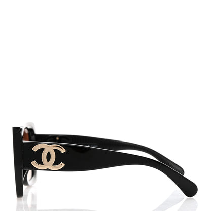 Chanel Square Polarized CC Sunglasses 5494-A Black 3 of 8
