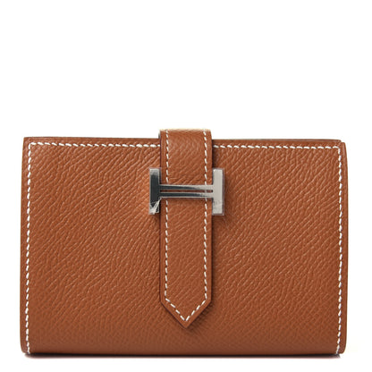 Hermes Epsom Mini Bearn Wallet Gold 1 of 4