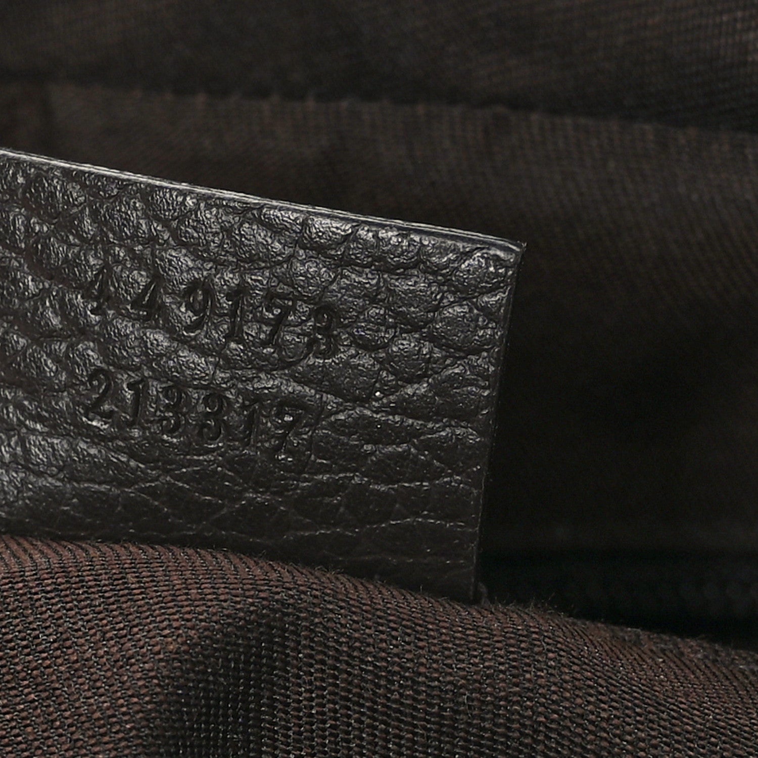 Gucci Monogram Dollar Calfskin Large Camera Case Beige Ebony Testa di Moro Marrone Scuro 7 of 9