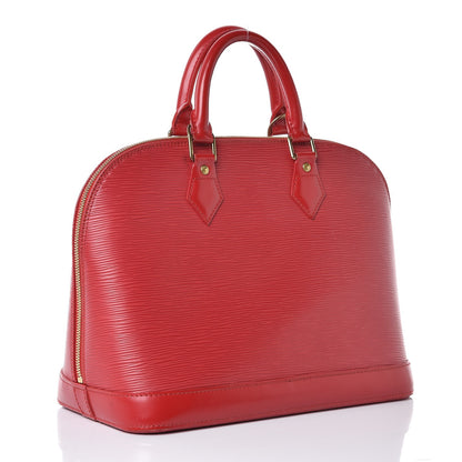 Louis Vuitton Epi Alma MM Rouge 11 of 16
