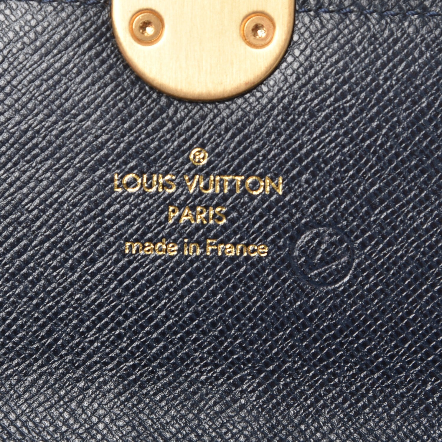 Louis Vuitton Utah Sarah Wallet Blue 6 of 8