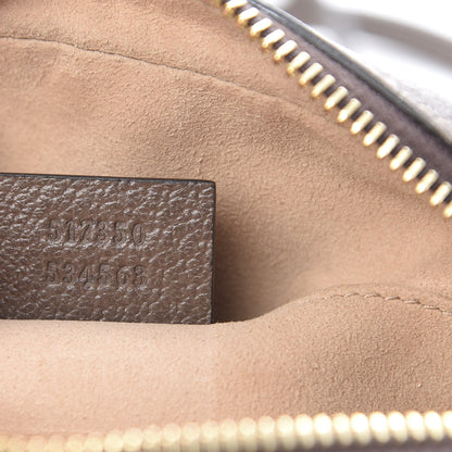 Gucci GG Supreme Monogram Web Mini Ophidia Shoulder Bag Brown 7 of 11