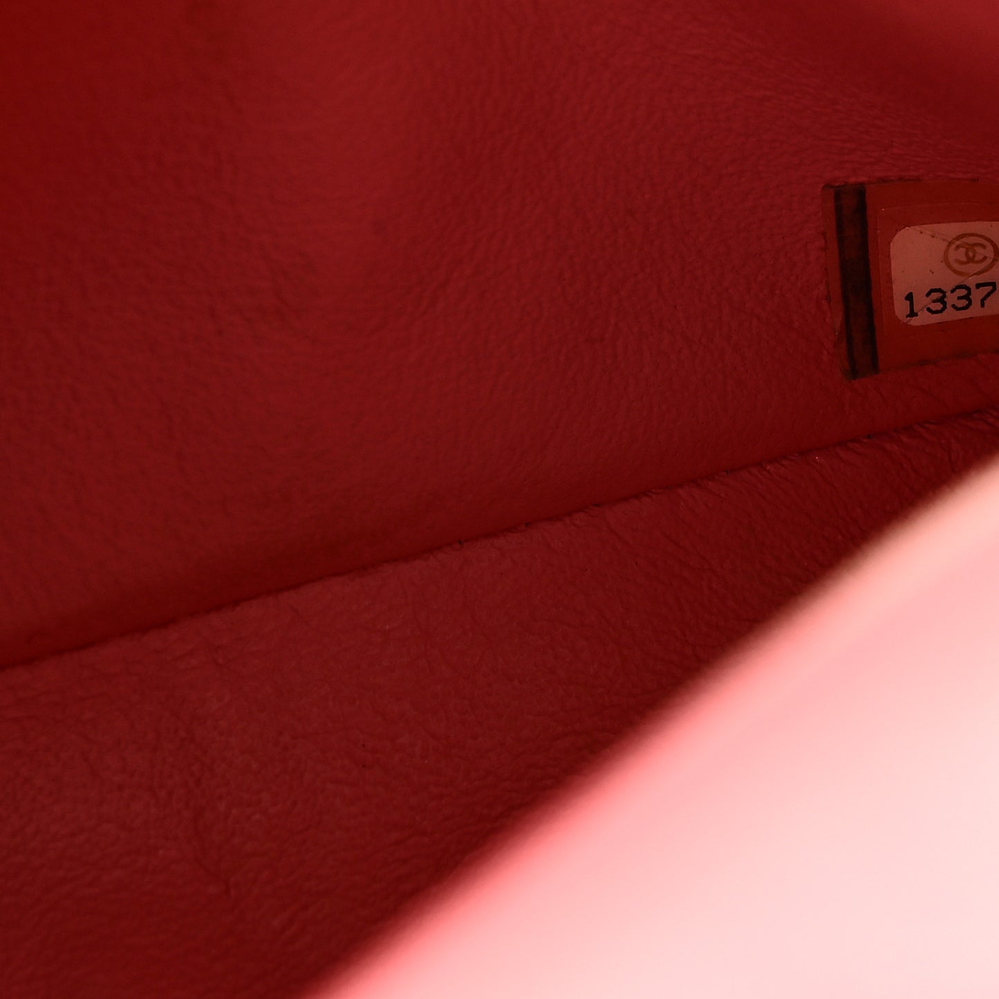 Patent Chevron Quilted Medium Single Flap Pink