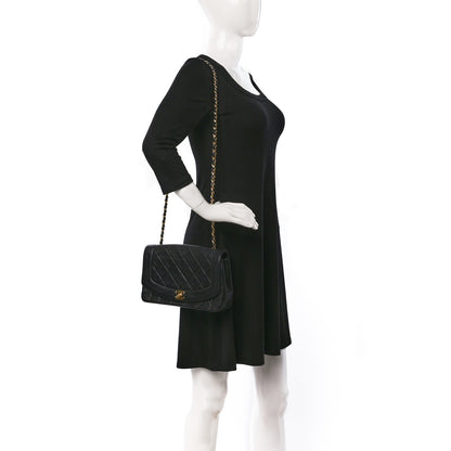 Chanel Lambskin Quilted Medium Single Flap Black 2 of 10