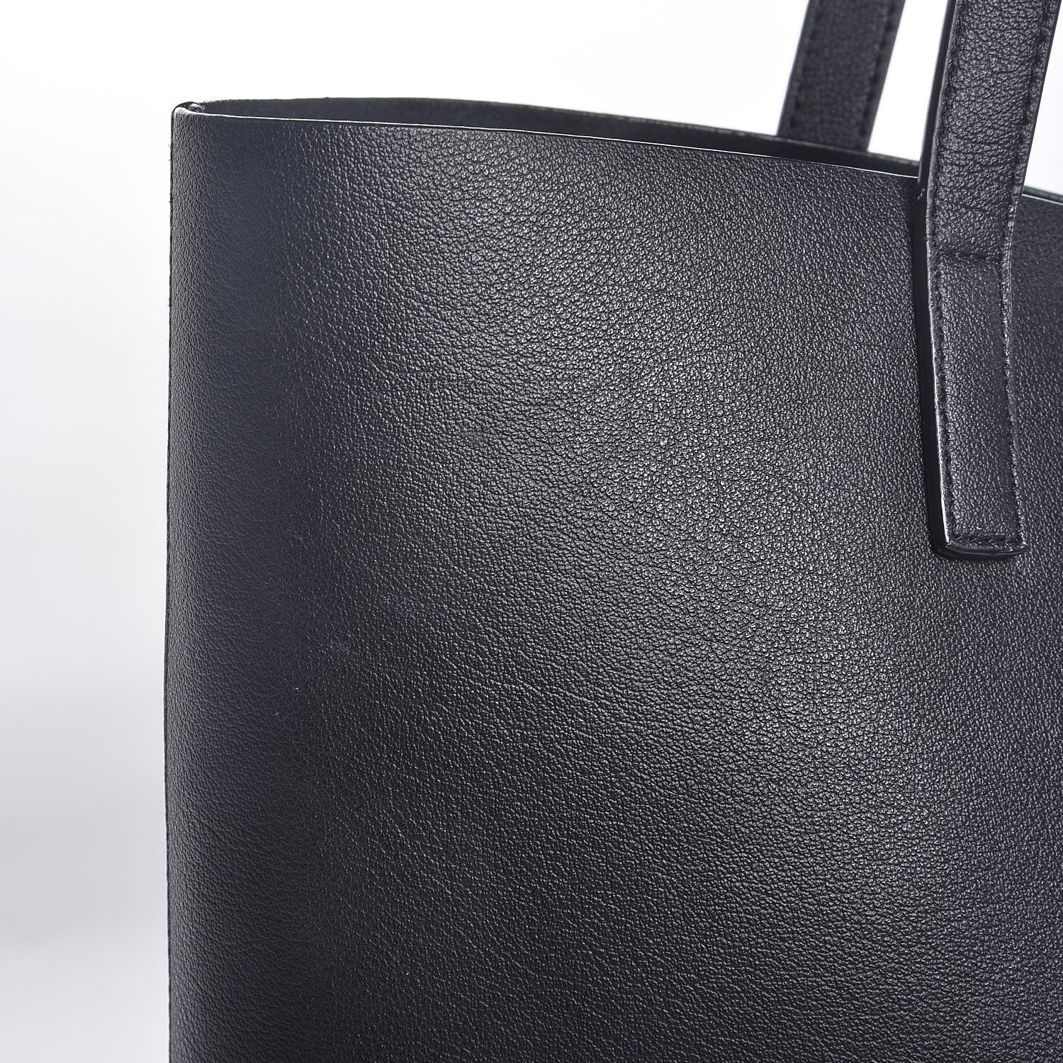 Saint Laurent Calfskin Medium Shopping Tote Black 10 of 10