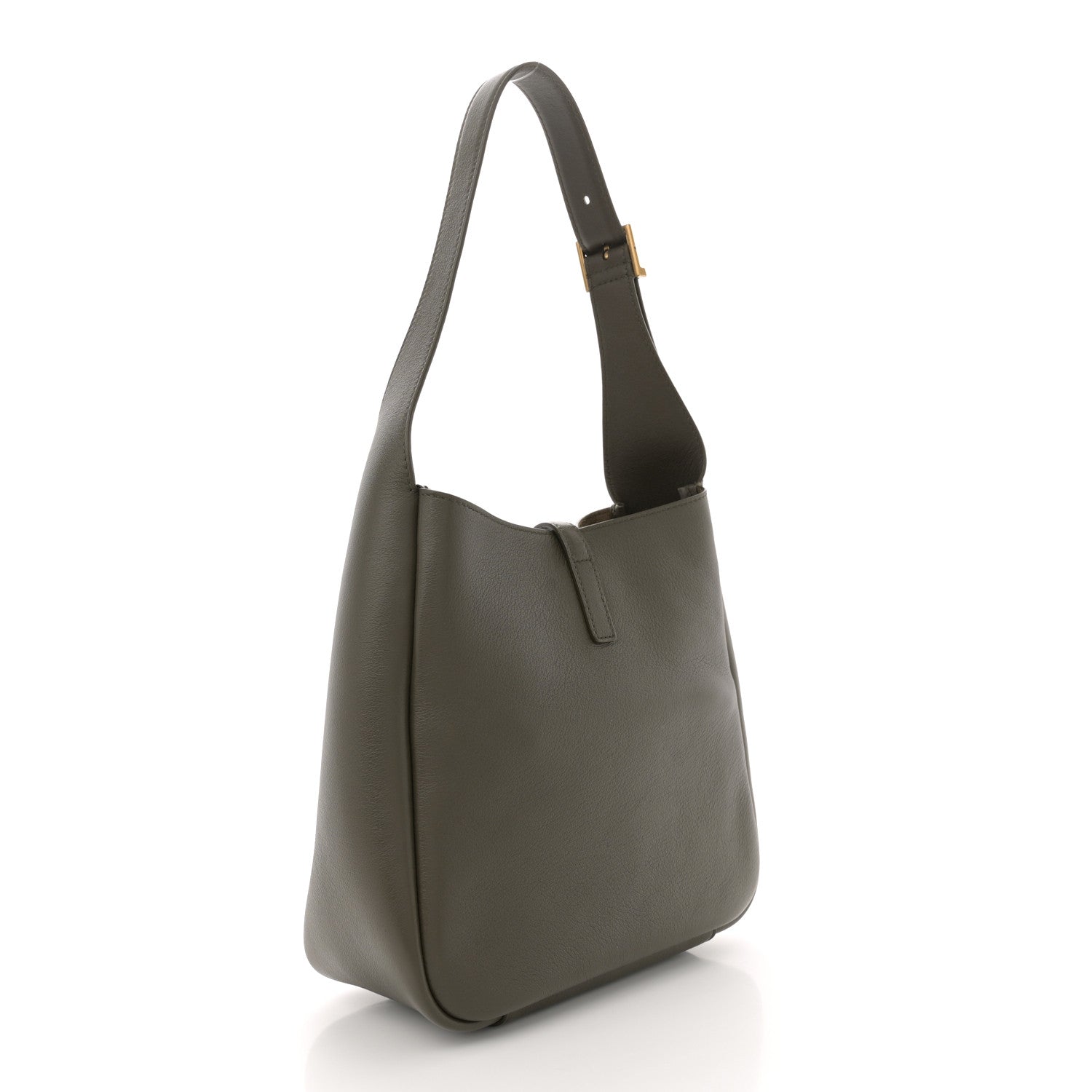 Saint Laurent Supple Calfskin Small Le 5 A 7 Soft Hobo Light Musk 3 of 10