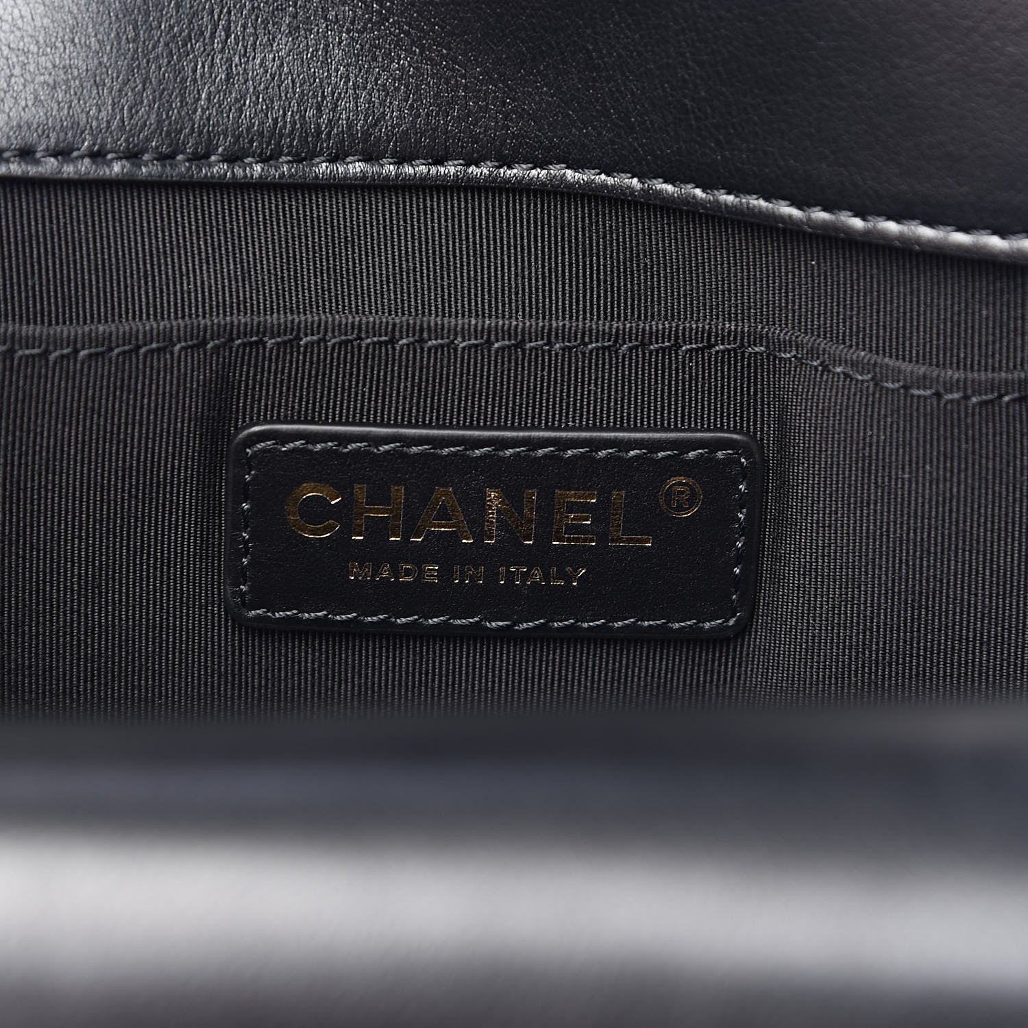 Chanel Calfskin Quilted Triple Flap Black 7 of 12