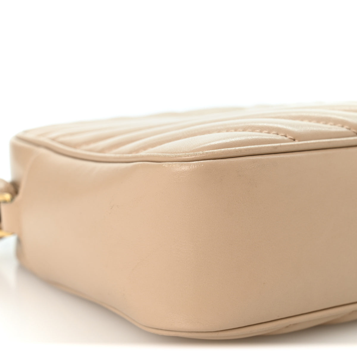 Calfskin Matelasse Monogram Lou Camera Bag Dark Beige