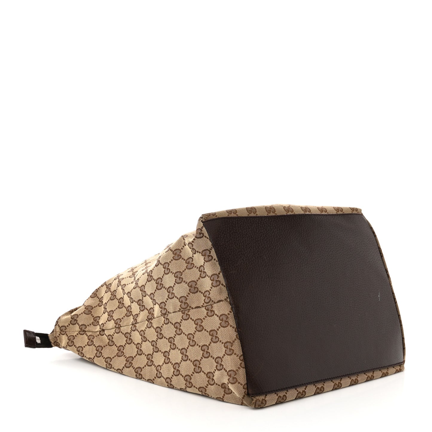 GG Monogram Large Web Handle Bucket Tote