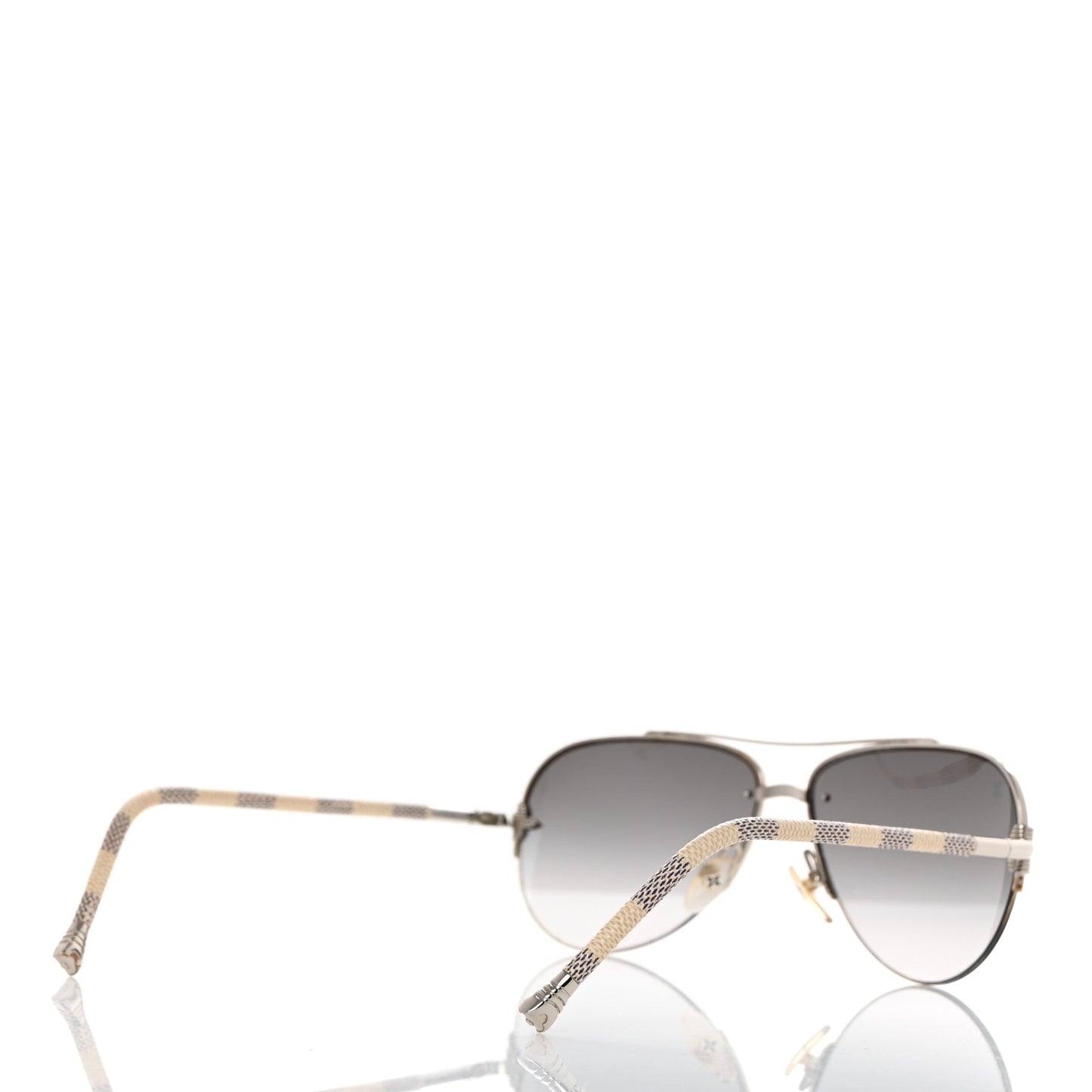Damier Azur Conspiration Pilote Aviator Sunglasses Z0203U