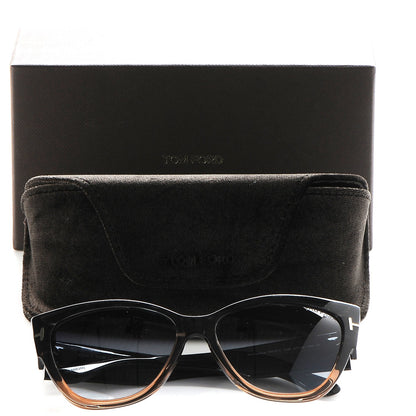 Tom Ford Anoushka Sunglasses TF371 Melange Grey Peach 8 of 8