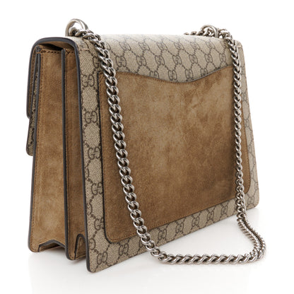 Gucci GG Supreme Monogram Medium Dionysus Shoulder Bag Taupe 3 of 12