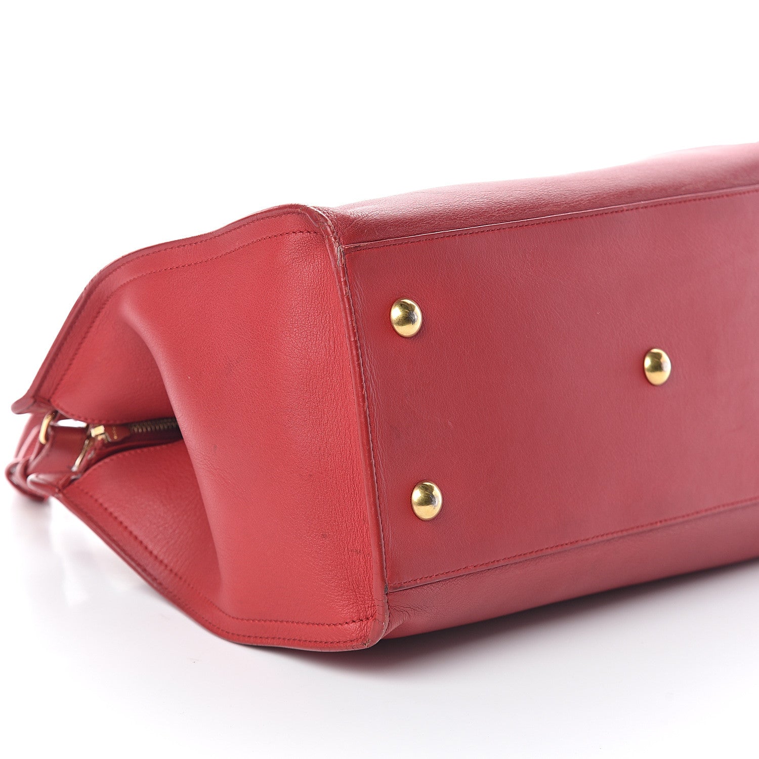 Saint Laurent Calfskin Small Classic Y Cabas Red 7 of 8