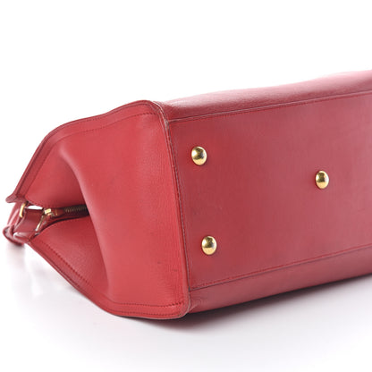Saint Laurent Calfskin Small Classic Y Cabas Red 7 of 8
