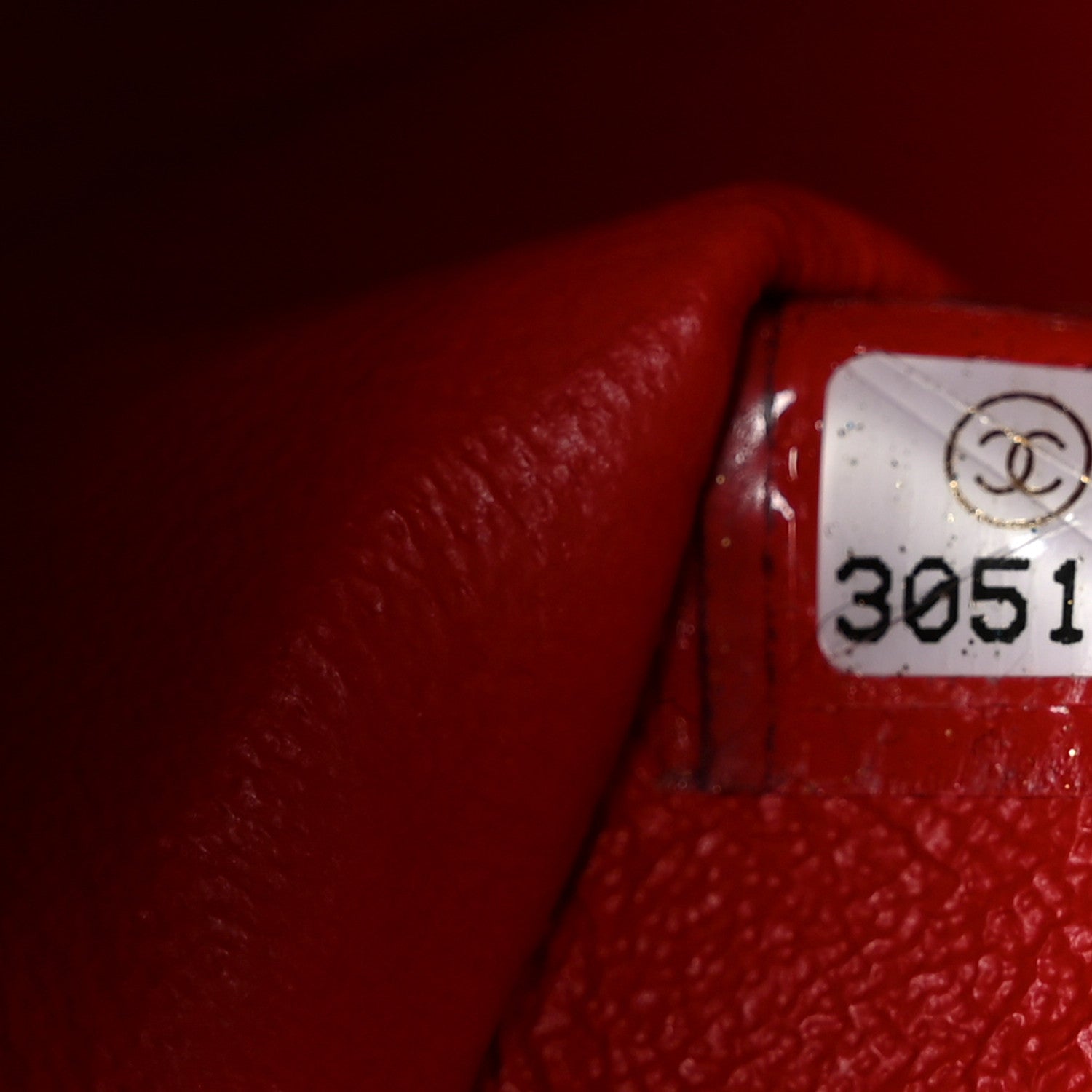 Chanel Caviar Quilted Medium Double Flap Red 7 of 10