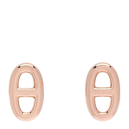 Hermes 18K Rose Gold TPM Farandole Stud Earrings 1 of 5