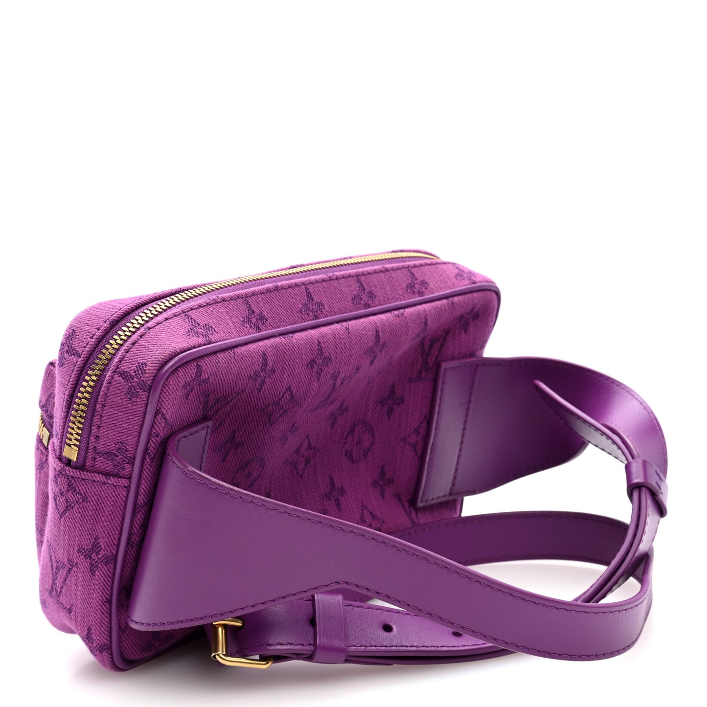 Denim Monogram Outdoor Bumbag Purple