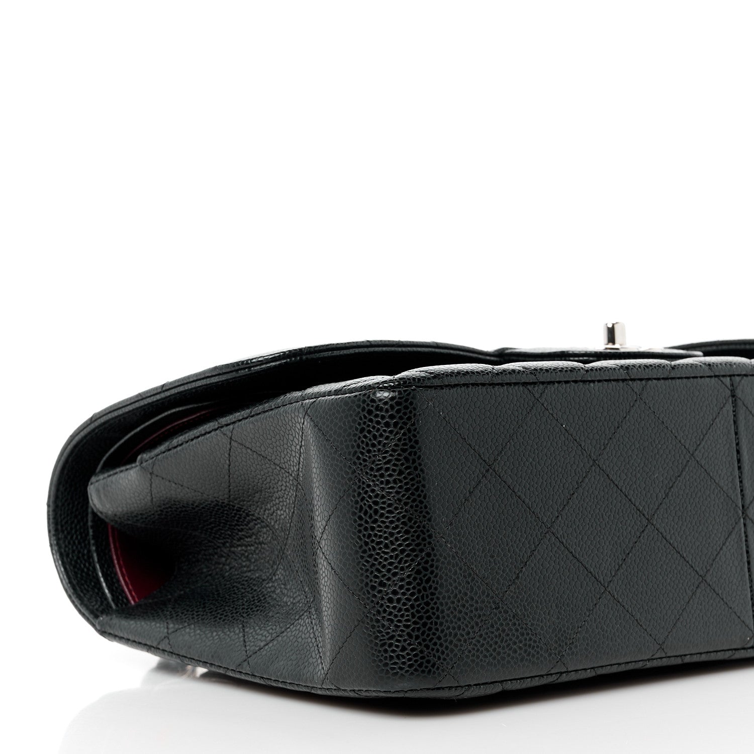 Chanel Caviar Quilted Jumbo Double Flap Black 10 of 11
