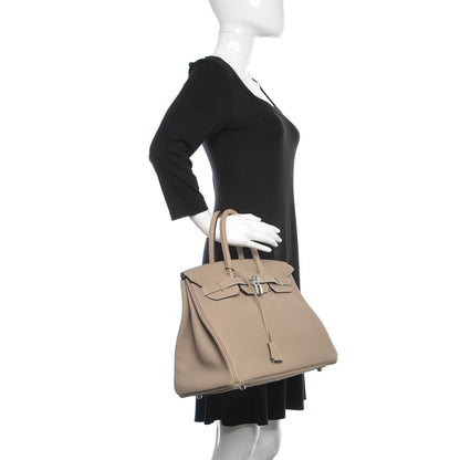 Hermes Togo Birkin 35 Gris Tourterelle 2 of 36