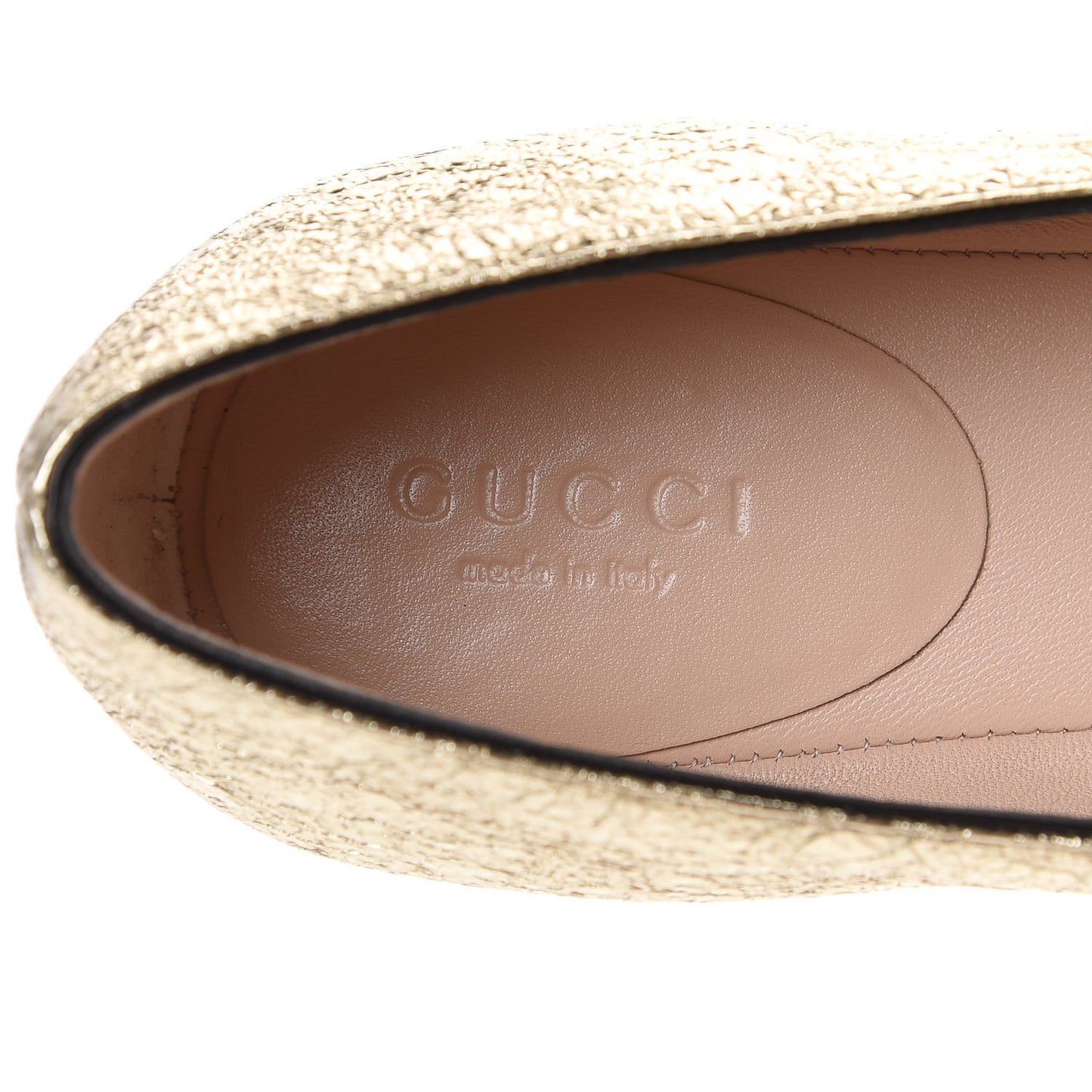 Galassia GG Marmont Fringe Flats 36.5 Platino