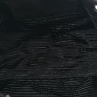 Prada Vitello Daino Tote Black 5 of 14