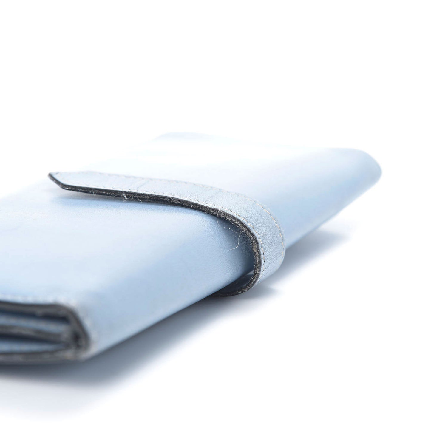 Box Bearn Gusset Wallet Blue Jean