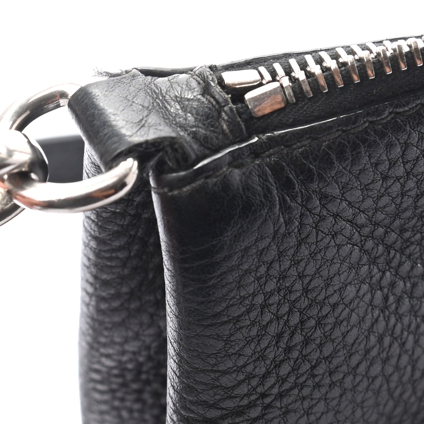 Vitello Daino Crossbody Bag Black