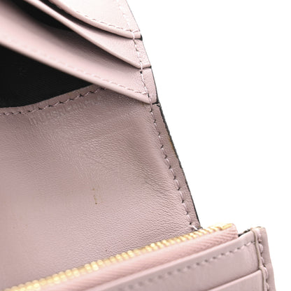 Burberry Calfskin House Check Porter Continental Wallet Pale Orchid 7 of 11