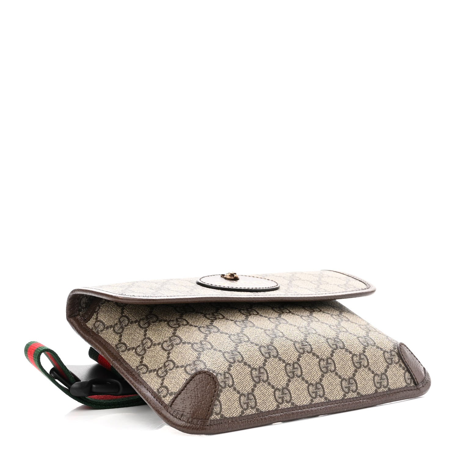 Gucci GG Supreme Monogram Neo Vintage Web Belt Bag Brown 4 of 10