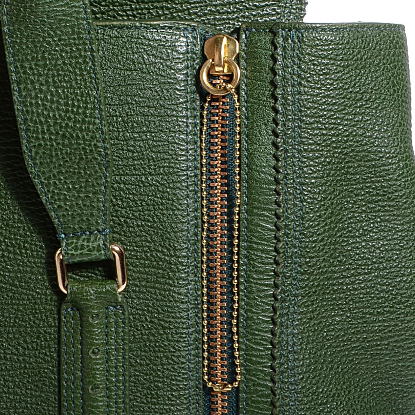 3.1 Leather Large Pashli Satchel Jade