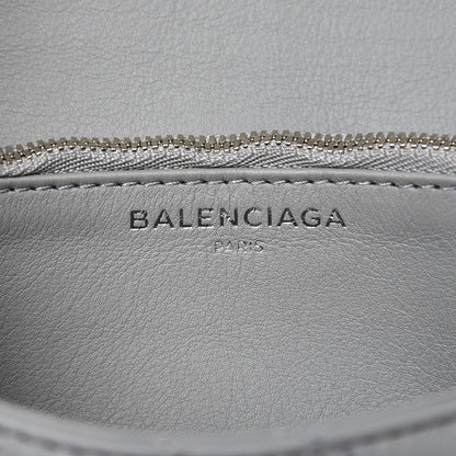 Balenciaga Calfskin Logo Matelasse S BB Round Shoulder Bag Gris Haussmannien 6 of 7