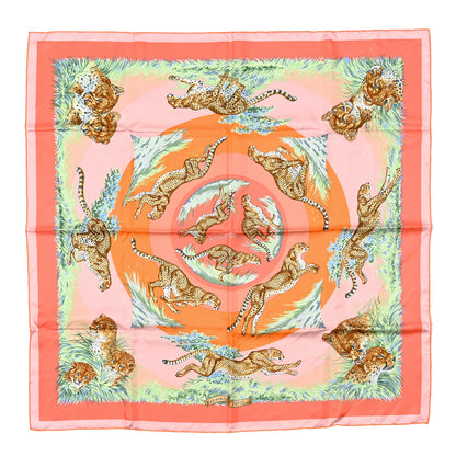 Hermes Silk Guepards Scarf 90 1 of 4
