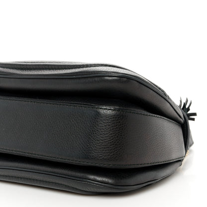 Gucci Cellarius Calfskin Medium New Bamboo Top Handle Bag Black 11 of 11