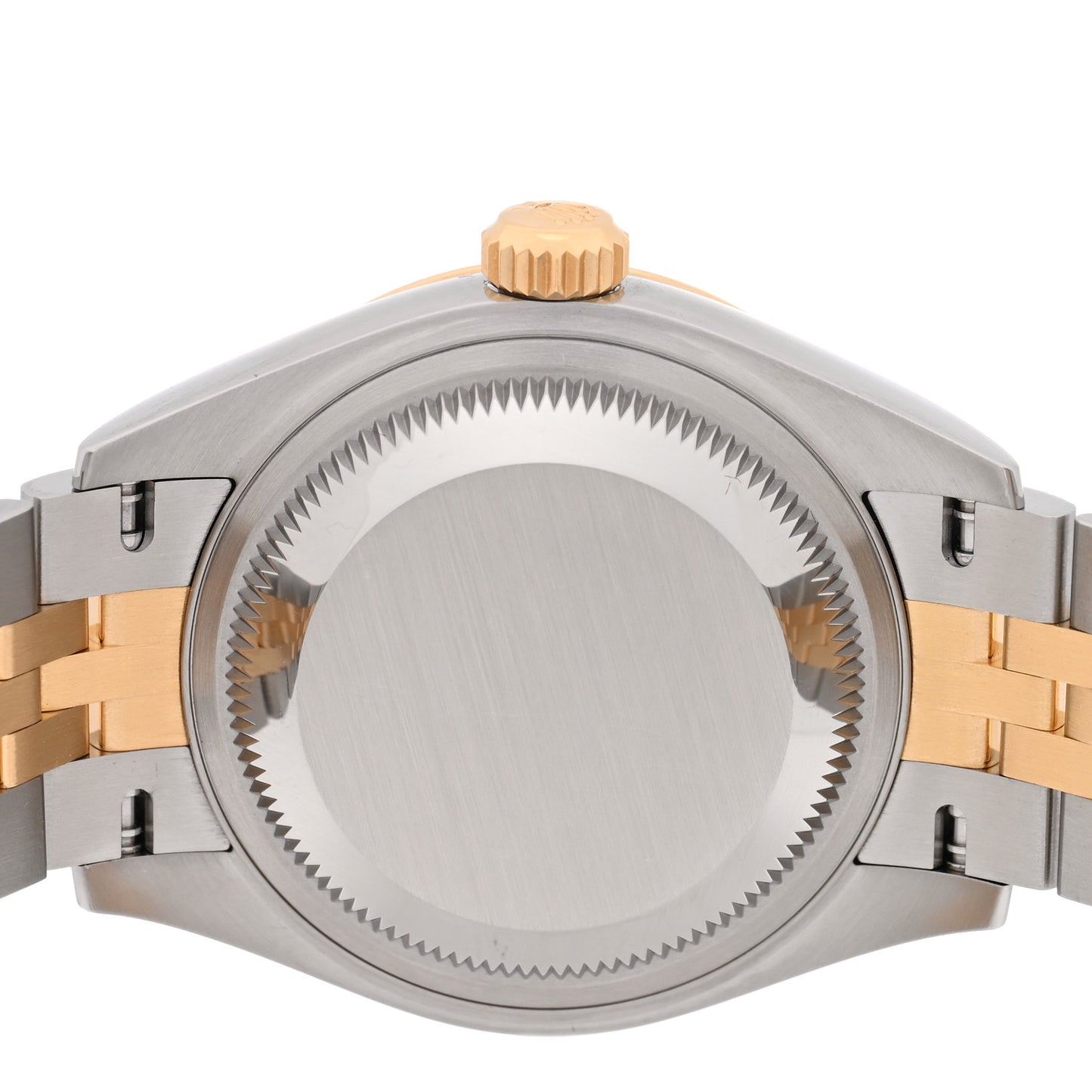 Stainless Steel 18K Yellow Gold 28mm Oyster Perpetual Datejust Watch Silver Roman 279173