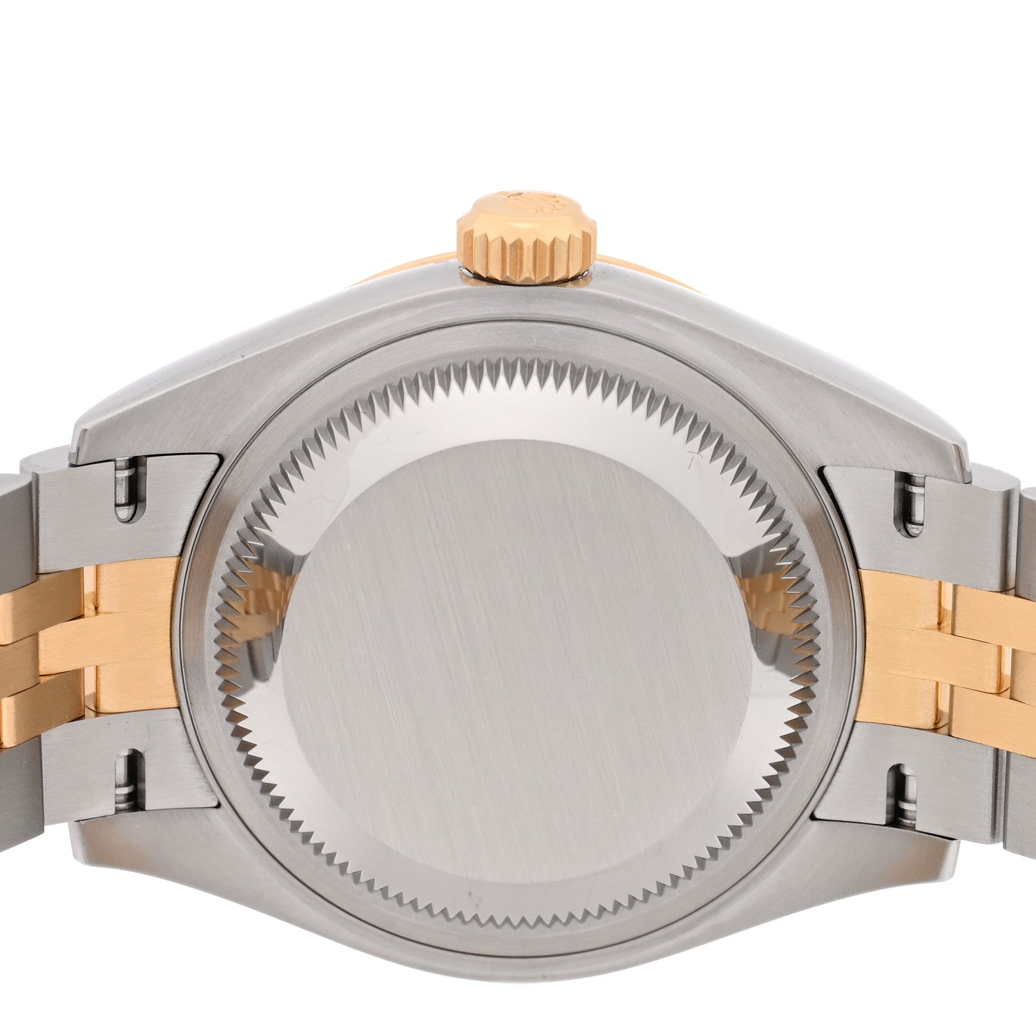 Rolex Stainless Steel 18K Yellow Gold 28mm Oyster Perpetual Datejust Watch Silver Roman 279173 4 of 4