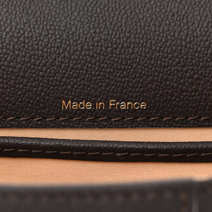 Delvaux Grained Calfskin Bi-Color Brillant Mini Satchel Black 6 of 10