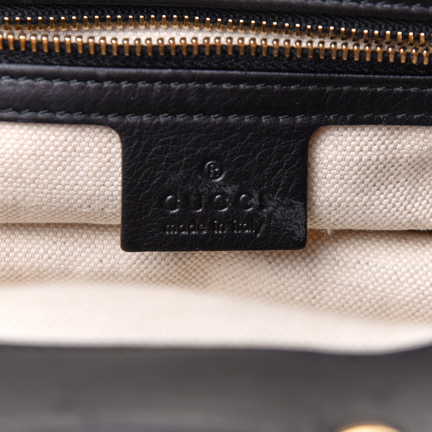 Gucci Calfskin Bamboo Frame Top Tassel Clutch Black 5 of 11