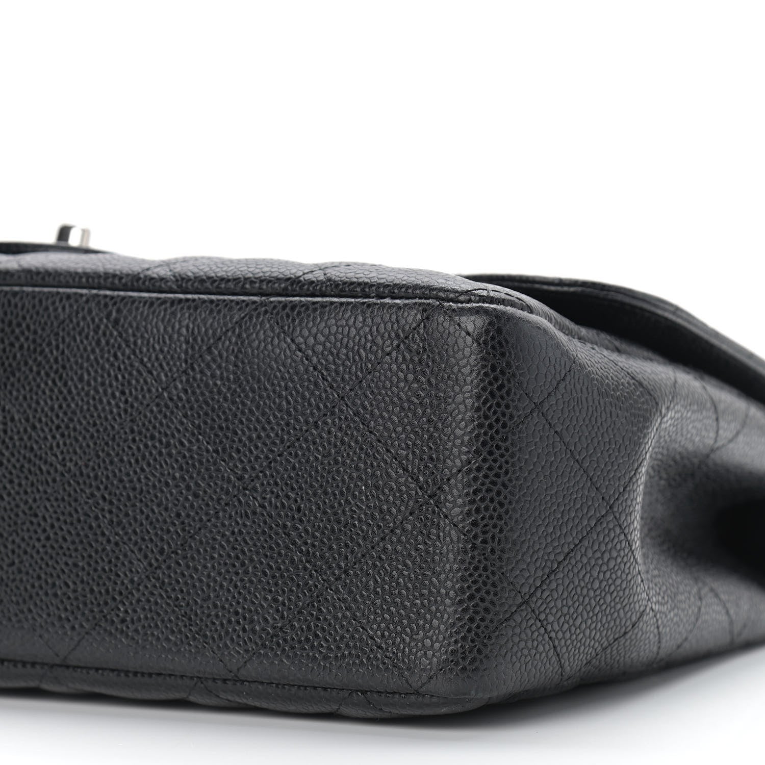 Chanel Caviar Quilted Jumbo Single Flap Black 9 of 9