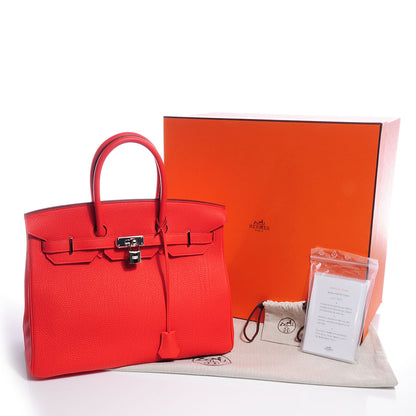 Hermes Togo Birkin 35 Capucine 5 of 10