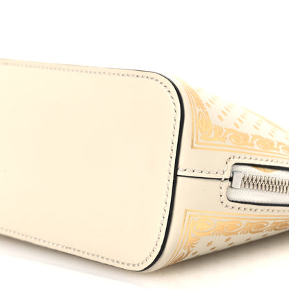 Gucci X SEGA Calfskin GUCCY Stars Mini Dome Shoulder Bag Mystic White Gold 9 of 14