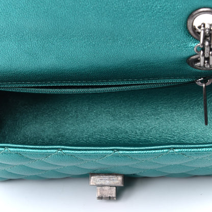 Chanel Metallic Sheepskin Quilted 2.55 Reissue Mini Flap Green 4 of 5