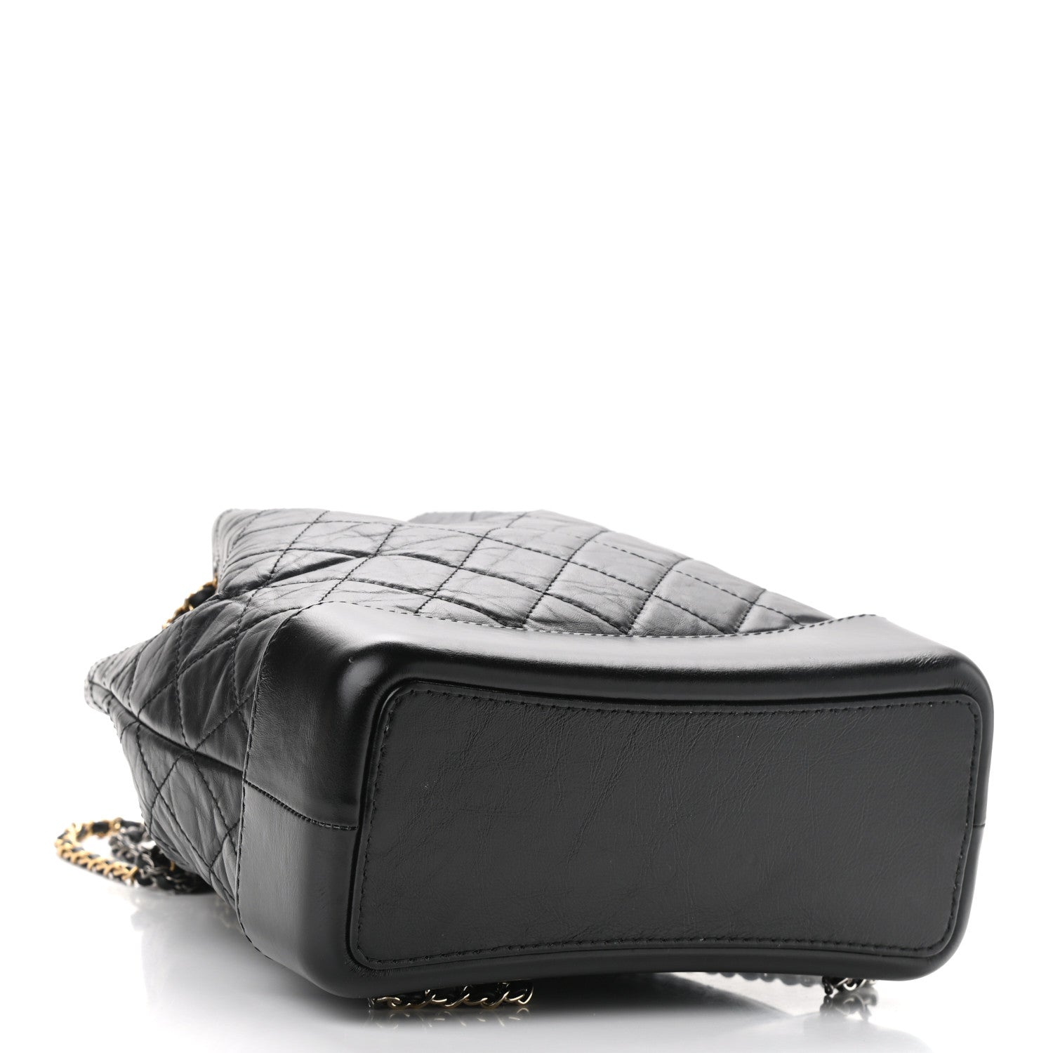 Chanel Aged Calfskin Quilted Gabrielle Backpack Black 4 of 10